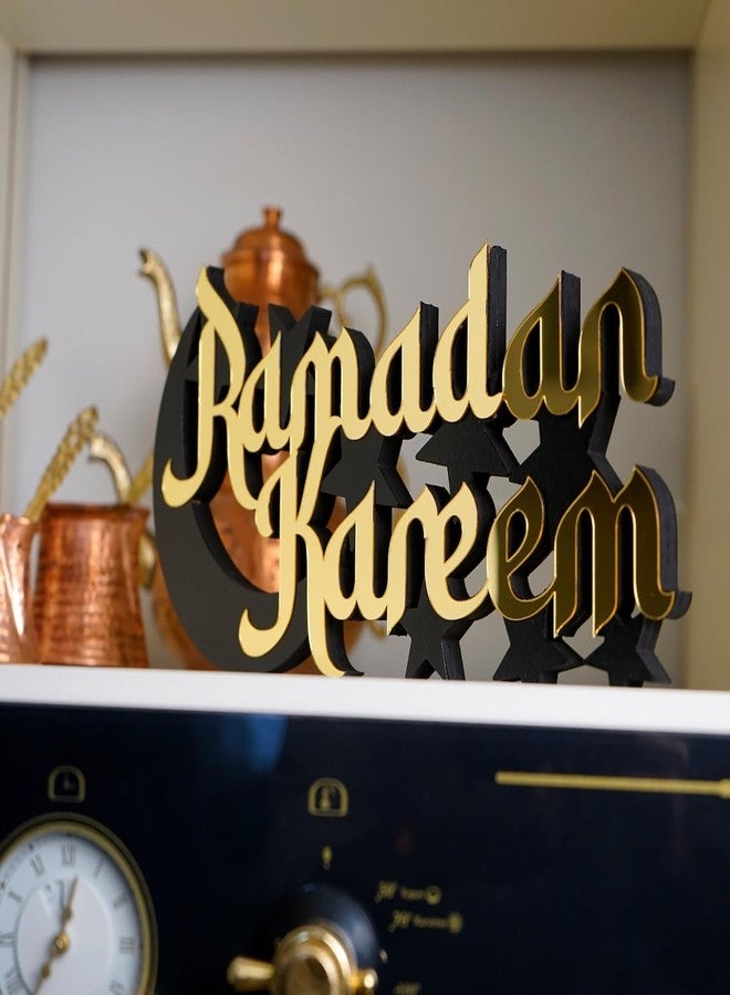 Haoser Ramadan Kareem Tabletop Centerpiece, Ramadan Decorations for Home, Muslim Home Decor Item, Eid Gift, Arabic Calligraphy, Ramadan Mubarak Decoration Item,eid Decoration Item - Image 3